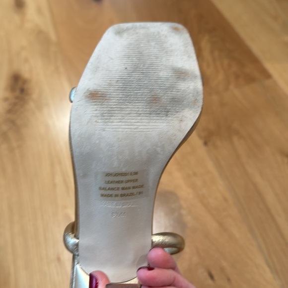 Steve Madden Joy Slide. Worn once. Some wear on sole; in good condition. - Picture 5 of 7